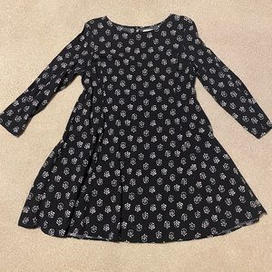 black quarter sleeve midi dress from old navy